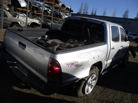 2007 TOYOTA TACOMA PRERUNNER SILVER DOUBLE CAB 4.0L AT 2WD Z16438